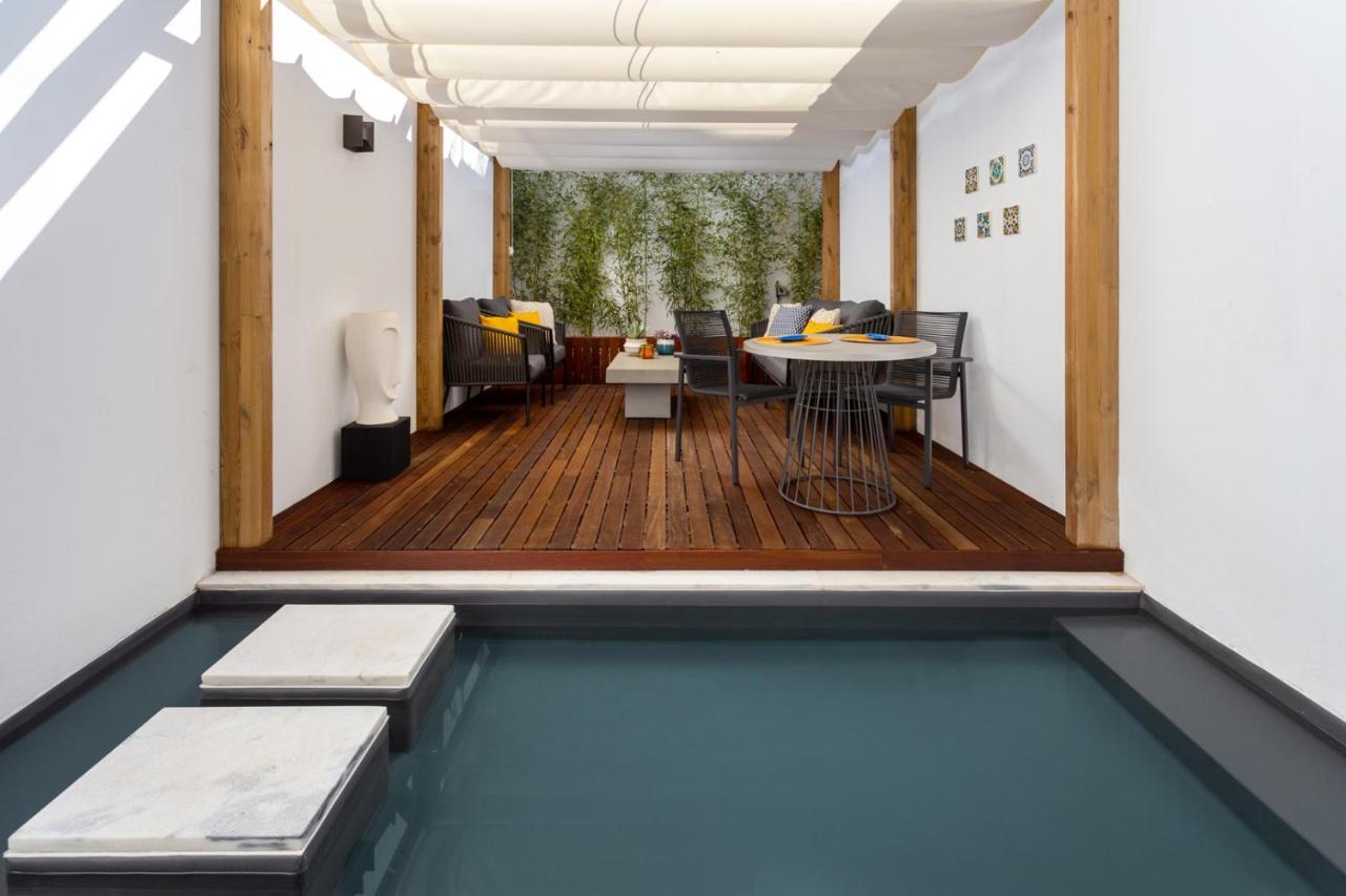 Stupendo- Two Rooms, Patio With Refreshing Pond-Center-Air Conditioning-Free Park Lisboa 外观 照片