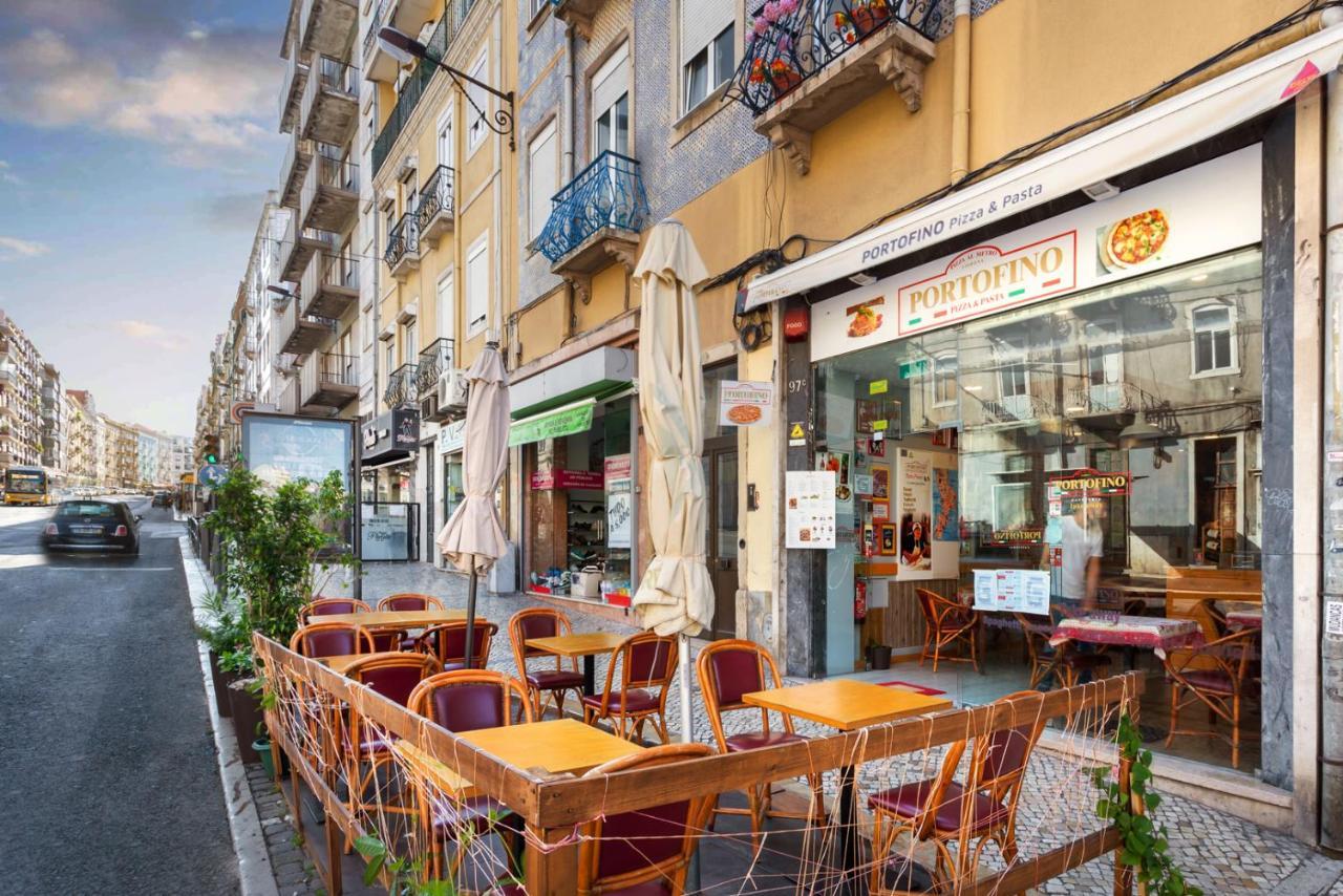 Stupendo- Two Rooms, Patio With Refreshing Pond-Center-Air Conditioning-Free Park Lisboa 外观 照片
