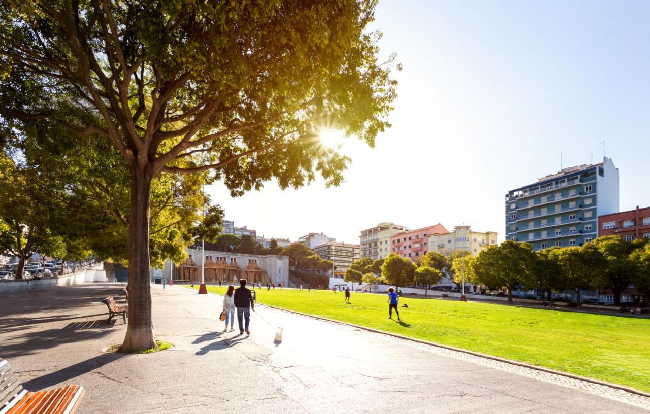 Stupendo- Two Rooms, Patio With Refreshing Pond-Center-Air Conditioning-Free Park Lisboa 外观 照片